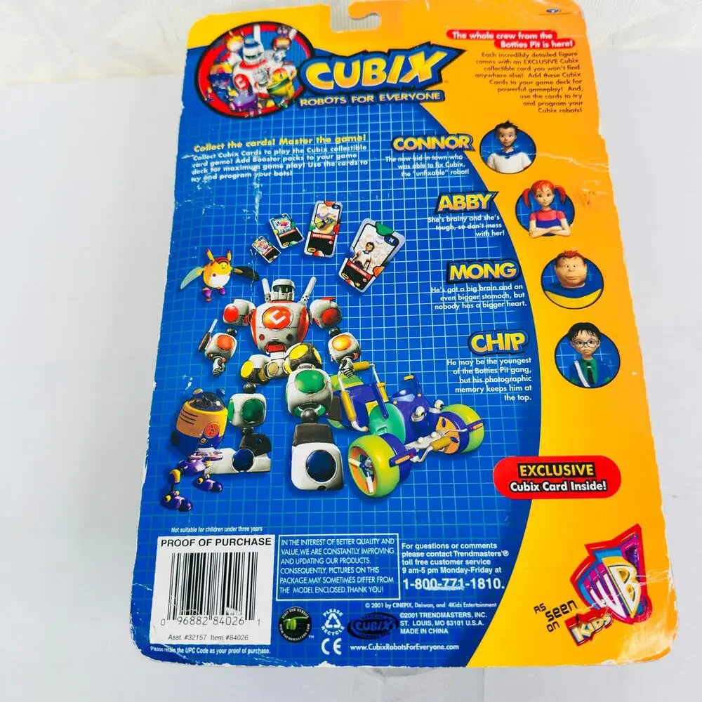 Cubix Robots for Everyone CONNOR Action Figure Toy Human Kid‎ Trendmasters